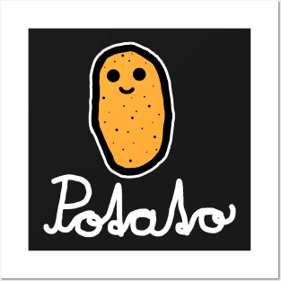 Potato (White) Posters and Art